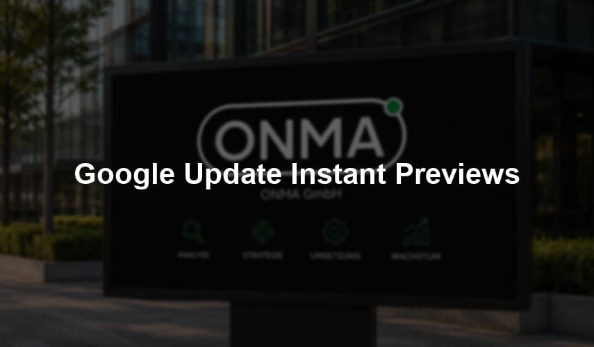 Google Update Instant Previews