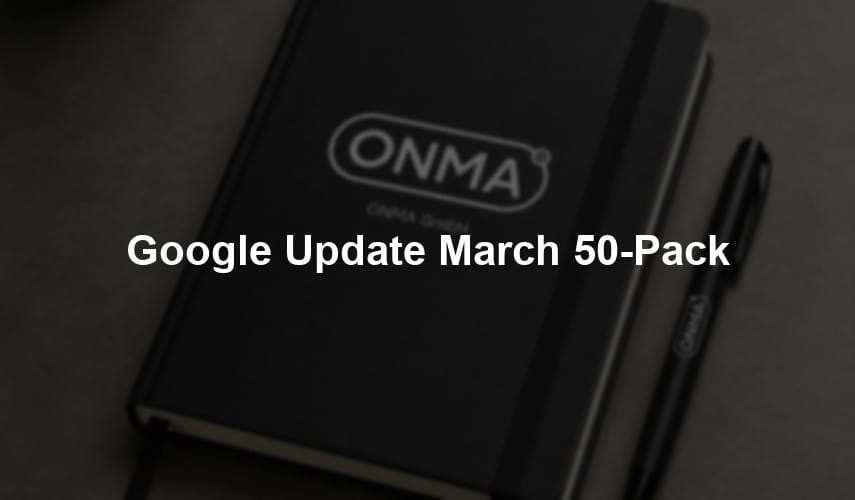 Google Update March 50-Pack