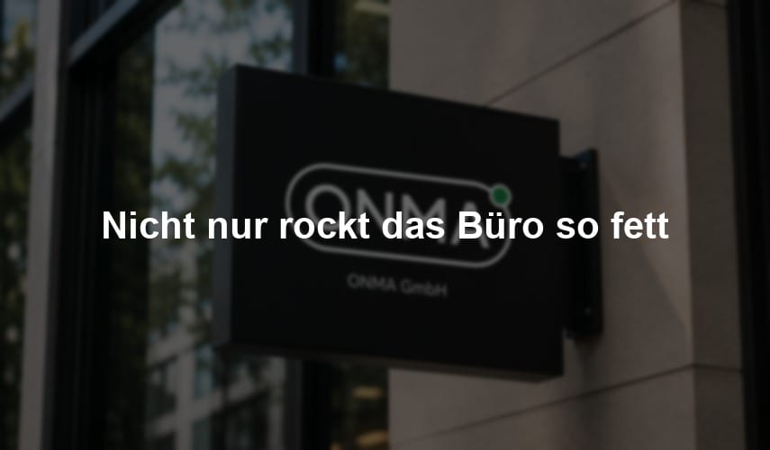 Nicht nur rockt das Büro so fett