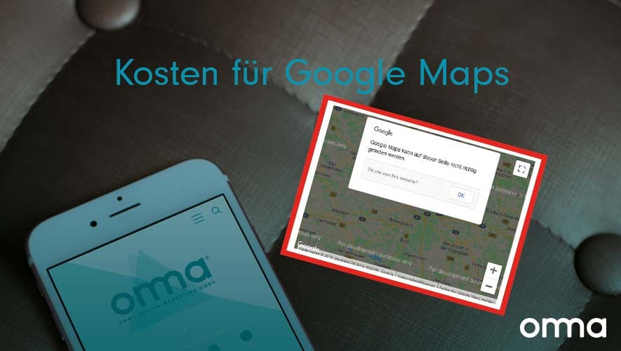 Google Maps ist kostenpflichtig