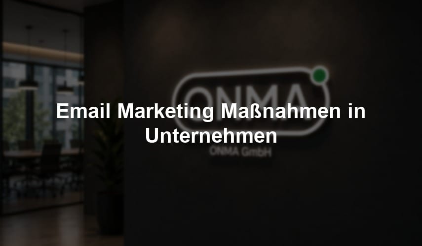 Email Marketing Maßnahmen in Unternehmen