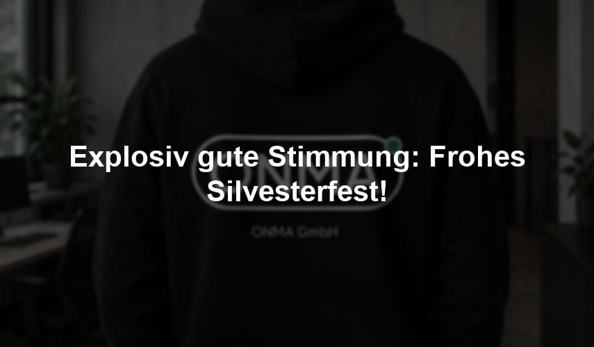 Explosiv gute Stimmung: Frohes Silvesterfest!