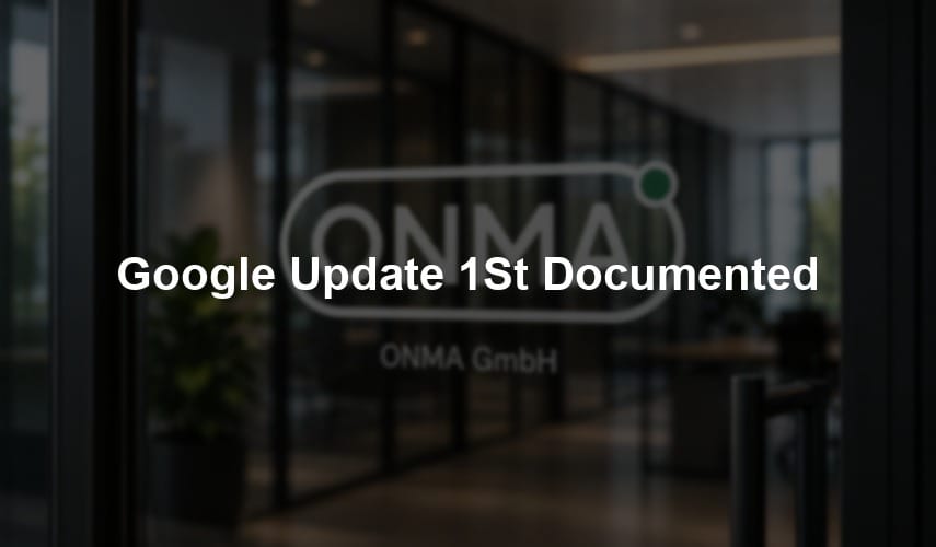 Google Update 1St Documented