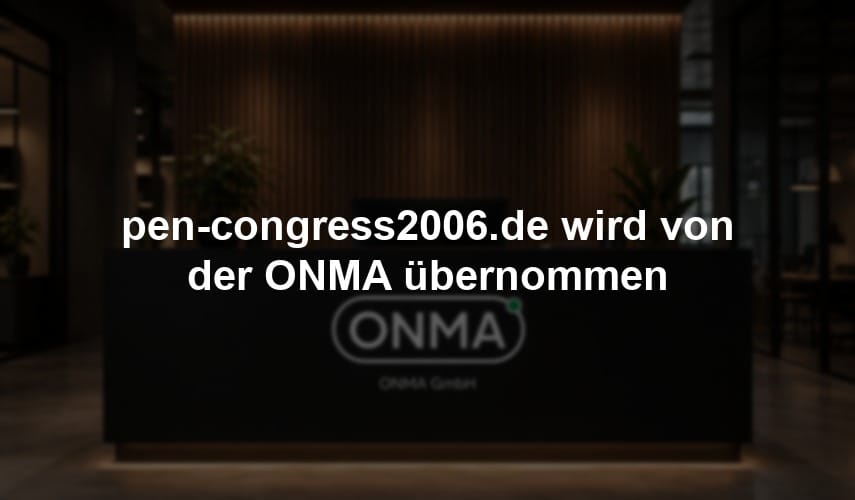 pen-congress2006.de wird von der ONMA übernommen
