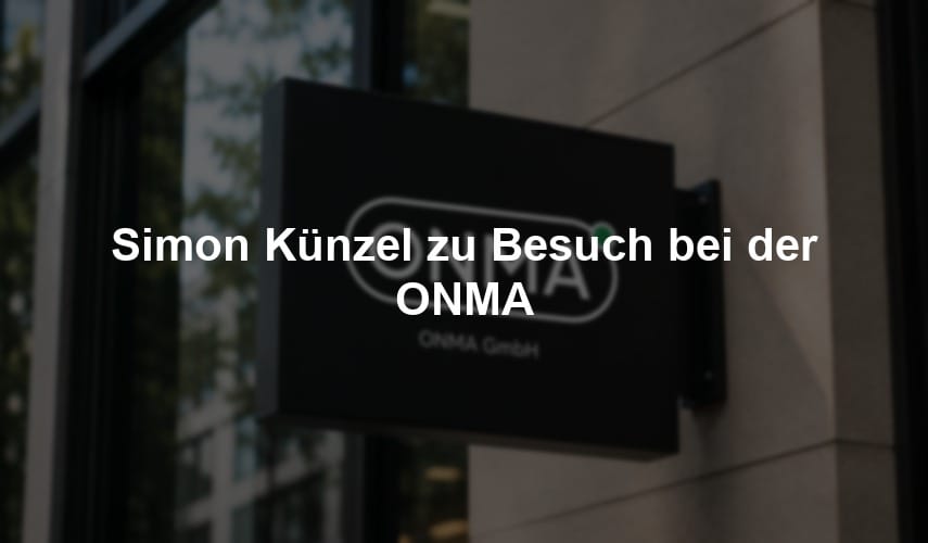 Simon Künzel zu Besuch bei der ONMA
