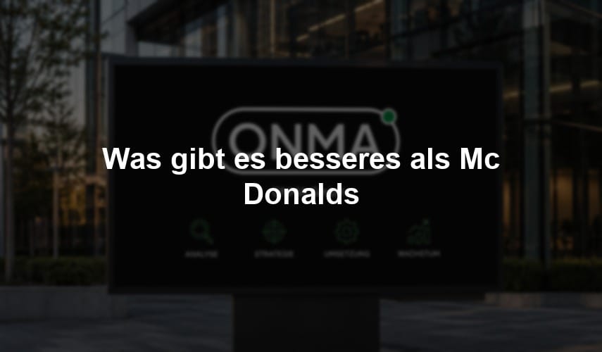Was gibt es besseres als Mc Donalds