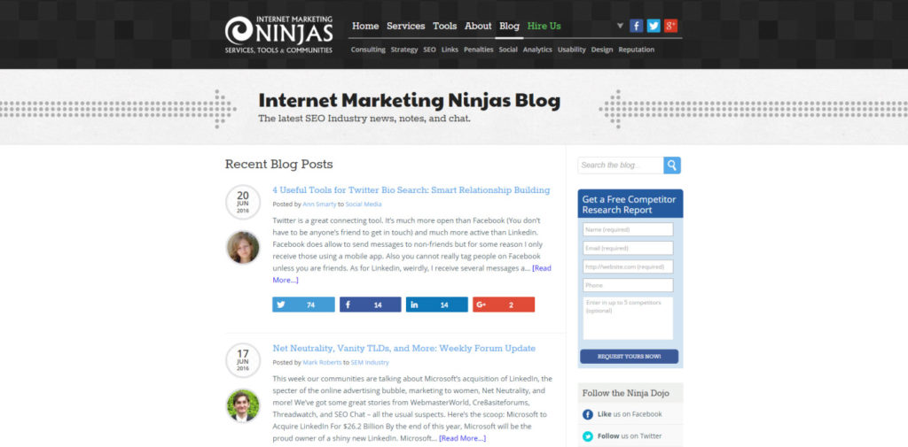 SEO Blog 034 Internet Marketing Ninjas 