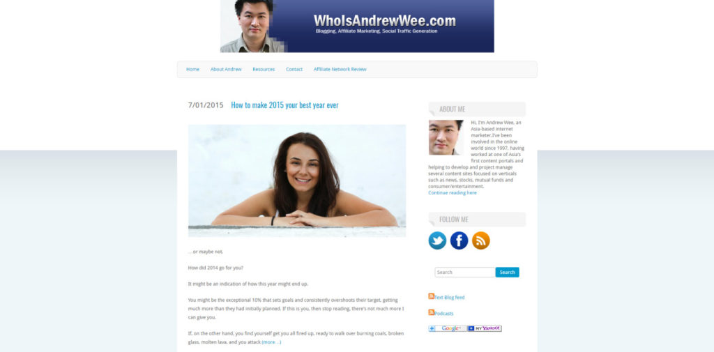 SEO Blog 048 Who is Andrew Wee