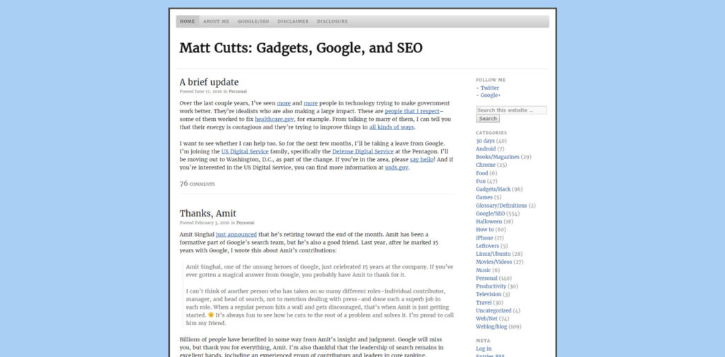 SEO Blog 008 Matt Cutts